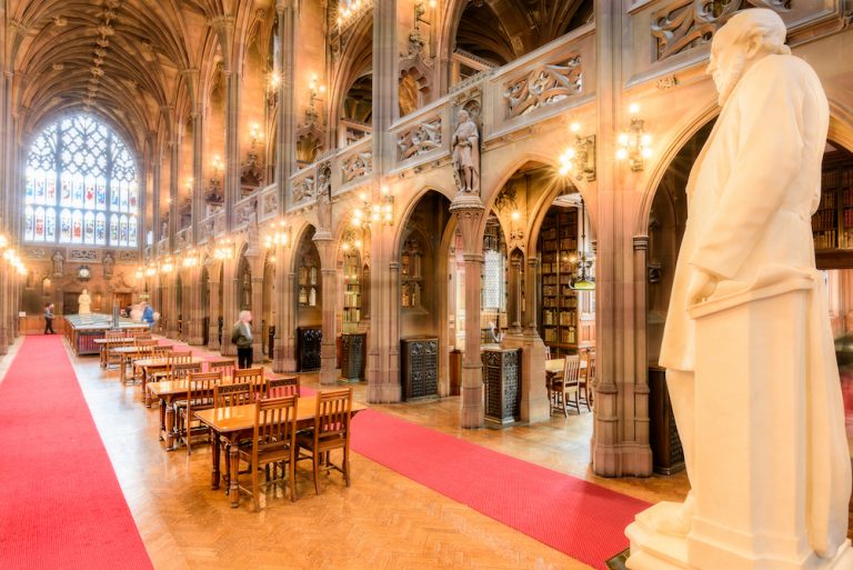 An image of John Rylands, one of the venues from this year's Festival of Libraries