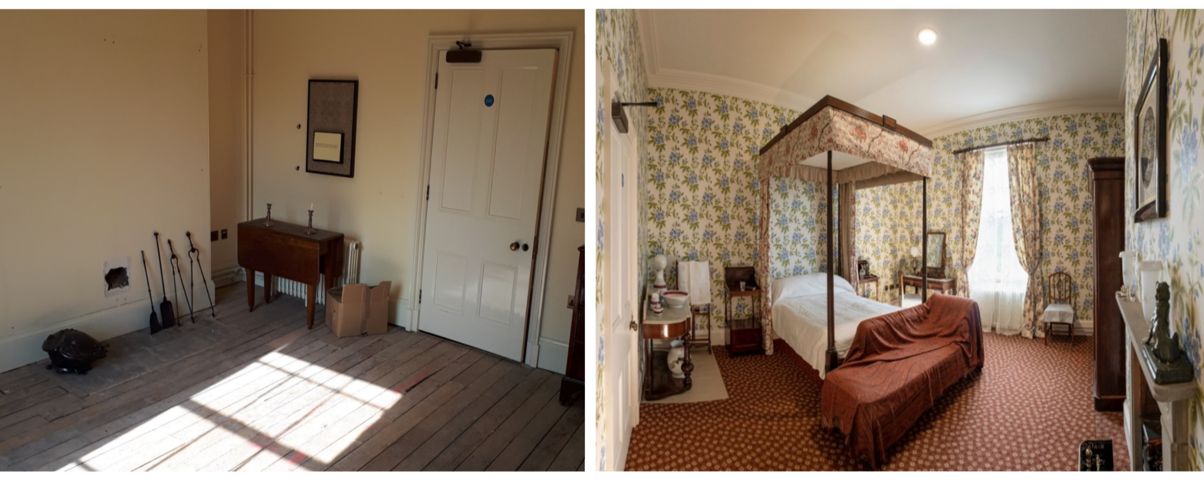 Image of Elizabeth Gaskell's bedroom in Restoring Elizabeth Gaskell’s Bedroom