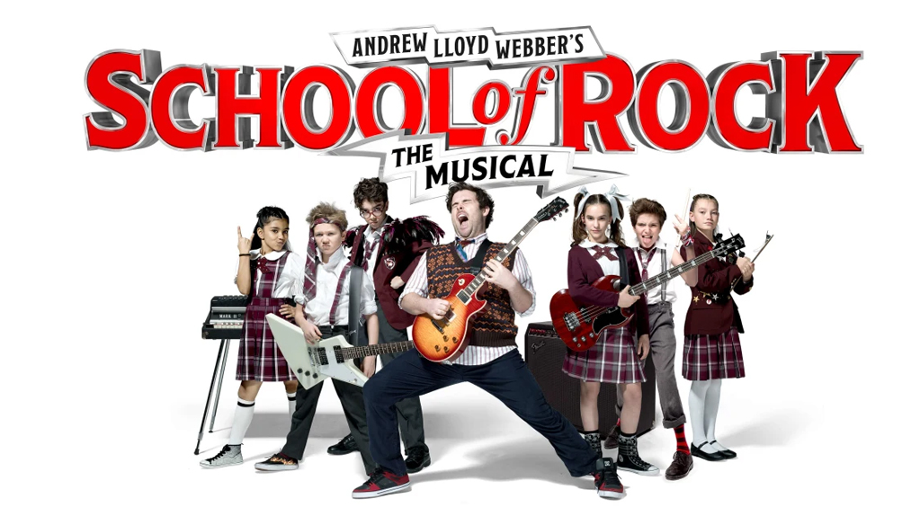 Cast shot for School of Rock Musical