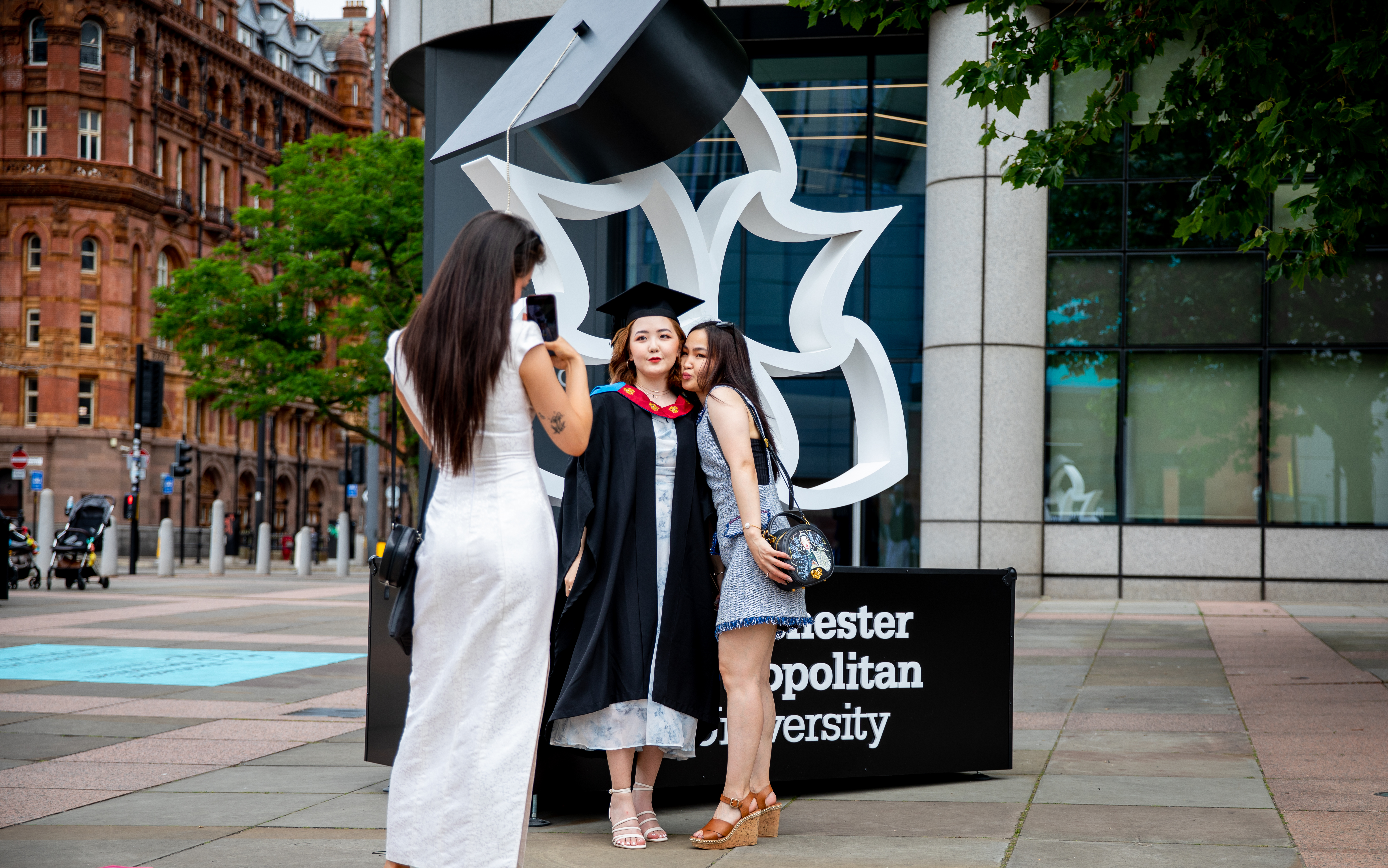 Graduation in Manchester Oxford Road Corridor