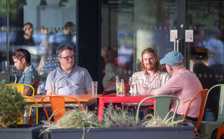 Outdoor drinks and beer gardens on Oxford Road